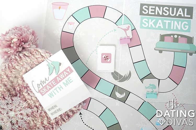 This sensual ice skating board game will knock your socks off! | The Dating Divas